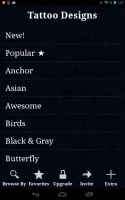 Tattoos android App screenshot 1